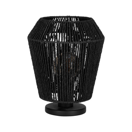 Eglo EU Persley Black Steel & Paper Vintage Table Lamp