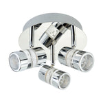 Searchlight Electric Bubbles  3Lt Round Spotlight - Chrome Metal & Bubble Acrylic 4413CC