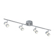 Bubbles 4Lt Split Bar Spotlight - Chrome & Bubble Acrylic