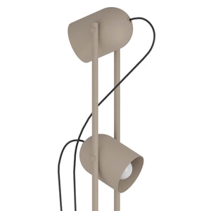 Eglo EU Tilston Sand Dual Sand Coloured Spotlight Floor Lamp with Foot Switch