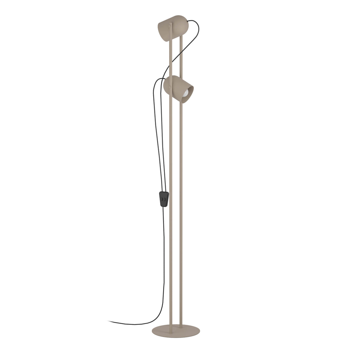 Eglo EU Tilston Sand Dual Sand Coloured Spotlight Floor Lamp with Foot Switch