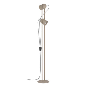 Eglo EU Tilston Sand Dual Sand Coloured Spotlight Floor Lamp with Foot Switch