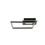 Searchlight Electric Quadrate LED Flush. Matt Black 44250BK