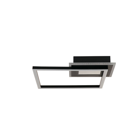 Searchlight Electric Quadrate LED Flush. Matt Black 44250BK