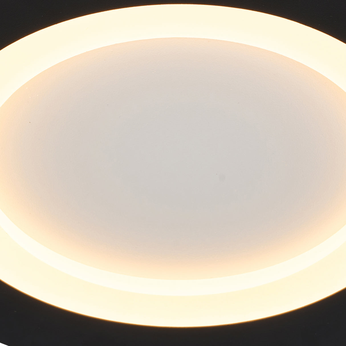 Searchlight Electric Ringo LED Round Flush. Matt Black 44713BK
