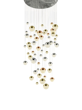 Planets 55Lt Multi-Drop - Copper, Chrome & Satin Brass