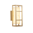 Mirage LED Wall Light, Matt Gold & Marbleised Resin