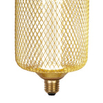 Searchlight Electric Wire Mesh Effect Drum Lamp - Gold Metal(4.5W, 4000K) 46002GO
