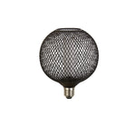 Searchlight Electric Wire Mesh Effect Globe Lamp - Black Metal (4.5W, 4000K) 46003BK