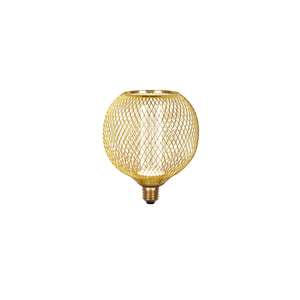 Wire Mesh Effect Globe Lamp - Gold Metal (4.5W, 4000K)