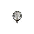 Globe Lamp - Black Metal (4.5W, 4000K)