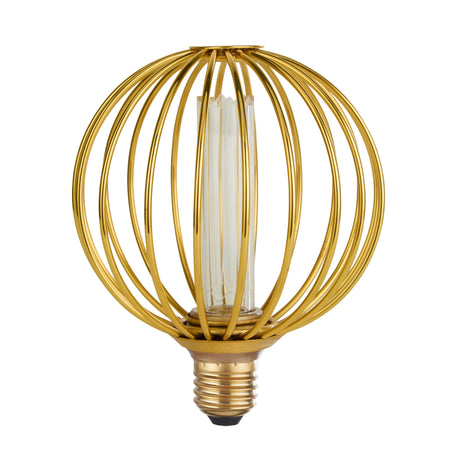 Searchlight Electric Globe Lamp - Gold Metal (4.5W, 4000K) 46004GO