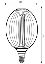 Searchlight Electric Globe Lamp - Gold Metal (4.5W, 4000K) 46004GO