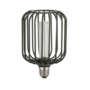 Searchlight Electric Drum Lamp - Black Metal (4.5W, 4000K) 46005BK