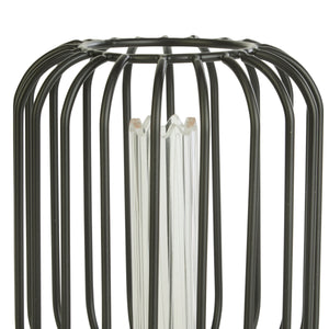 Searchlight Electric Drum Lamp - Black Metal (4.5W, 4000K) 46005BK