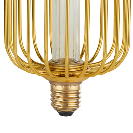 Searchlight Electric Drum Lamp - Gold Metal (4.5W, 4000K) 46005GO