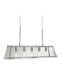 Voyager 5Lt Bar Pendant - Chrome Metal & Glass