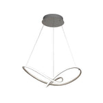Magic Pendant - Satin Silver Metal