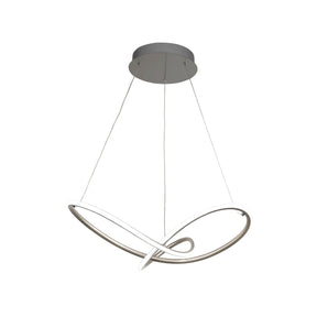 Magic Pendant - Satin Silver Metal