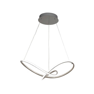 Magic Pendant - Satin Silver Metal