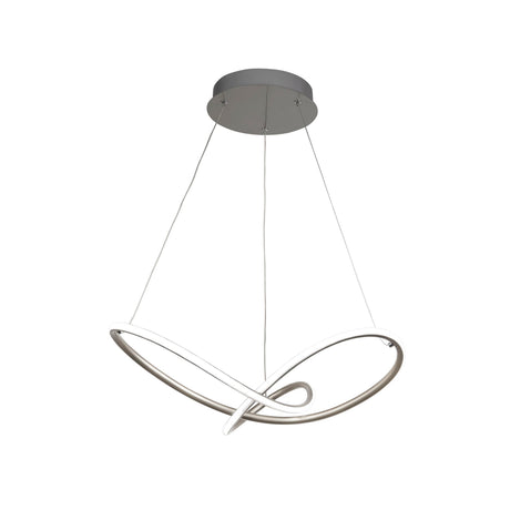 Magic Pendant - Satin Silver Metal