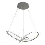 Searchlight Electric Magic Pendant - Satin Silver Metal 4841SS