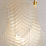 Searchlight Electric Feather Wall Light, Polished Brass with Frosted Feather Gla 48910-1SB