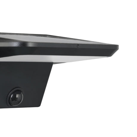 Eglo EU PORRASSA Solar Wall Light – Black, Motion Sensor, Cold White, Outdoor Security Lighting