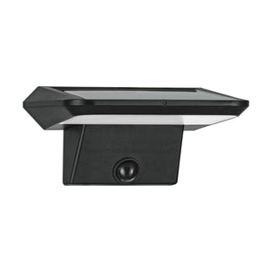 Eglo EU PORRASSA Solar Wall Light – Black, Motion Sensor, Cold White, Outdoor Security Lighting