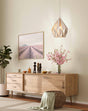 Eglo EU Carlton-P Light Apricot Metal 1 Light Ceiling Pendant, (D) 31cm