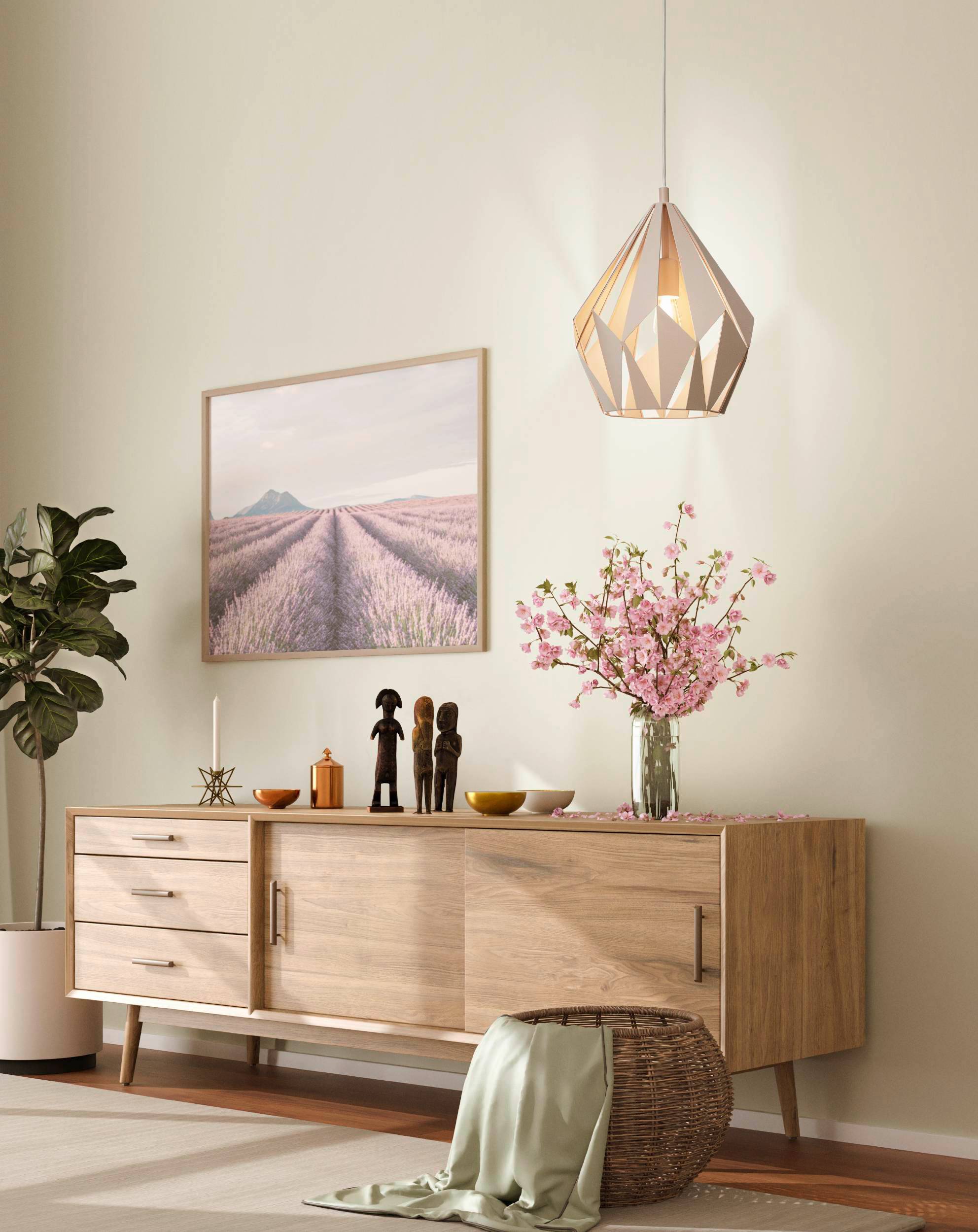 Eglo EU Austell 3 Set Pendant E27 Black Gold
