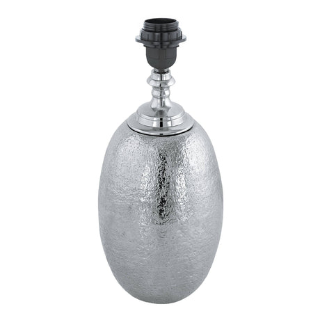 Eglo EU SAWTRY Table Lamp – Vintage Nickel Finish, E27, Inline Switch, Indoor Lighting