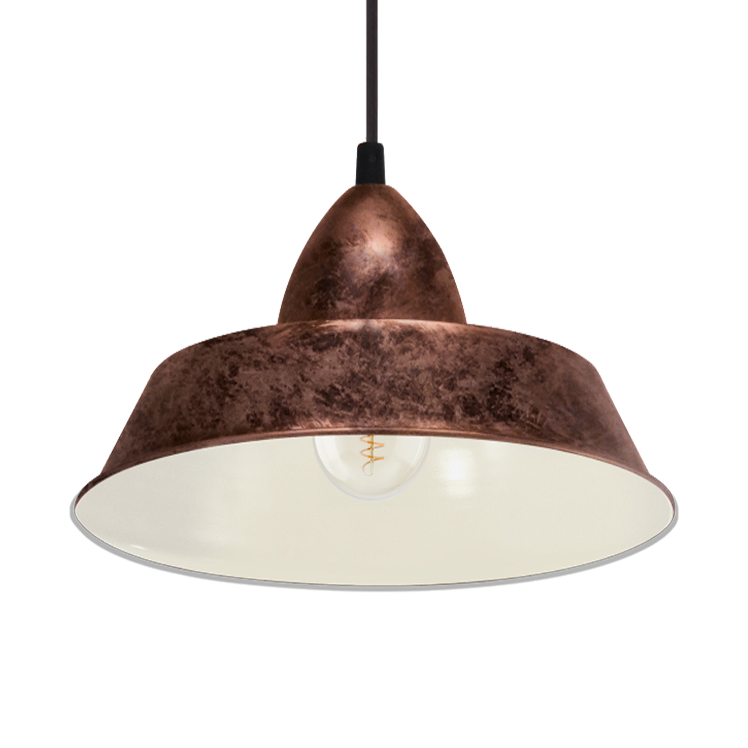 Eglo EU Varrazo Clear Glass Pendant Light Chrome