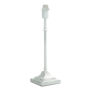 Eglo EU 1+1 Vintage Candle Stick Table Lamp E14 Fitting White