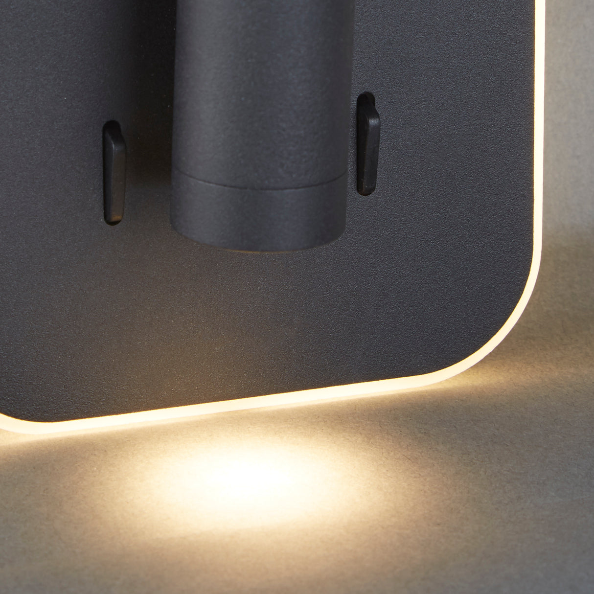 Searchlight Electric Sonny LED Wall Light, Black Metal 49320BK