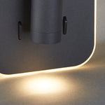 Searchlight Electric Sonny LED Wall Light, Black Metal 49320BK