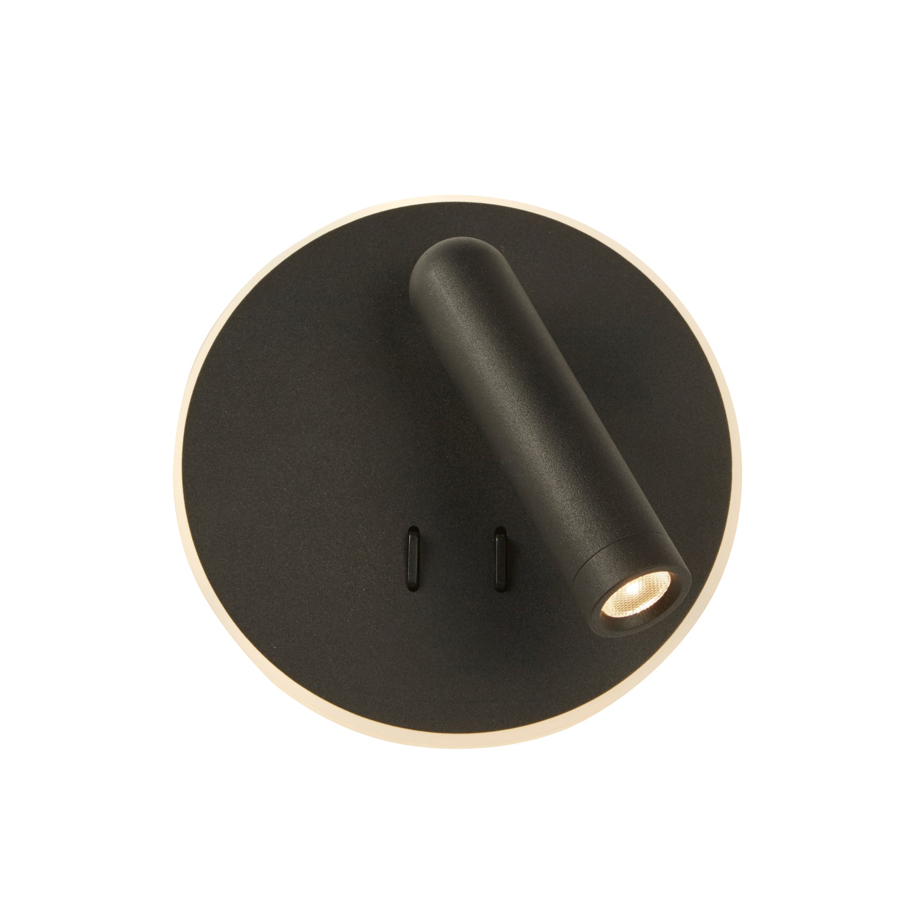 Cher LED Wall Light, Black Metal