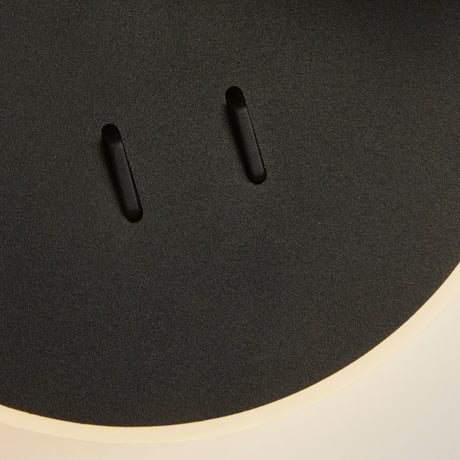 Searchlight Electric Cher LED Wall Light, Black Metal 49323BK