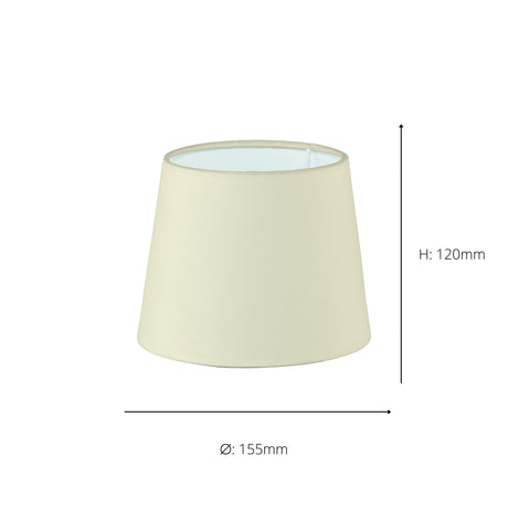 Eglo EU 1+1 Vintage Beige Minamilist Fabric Lamp Shade