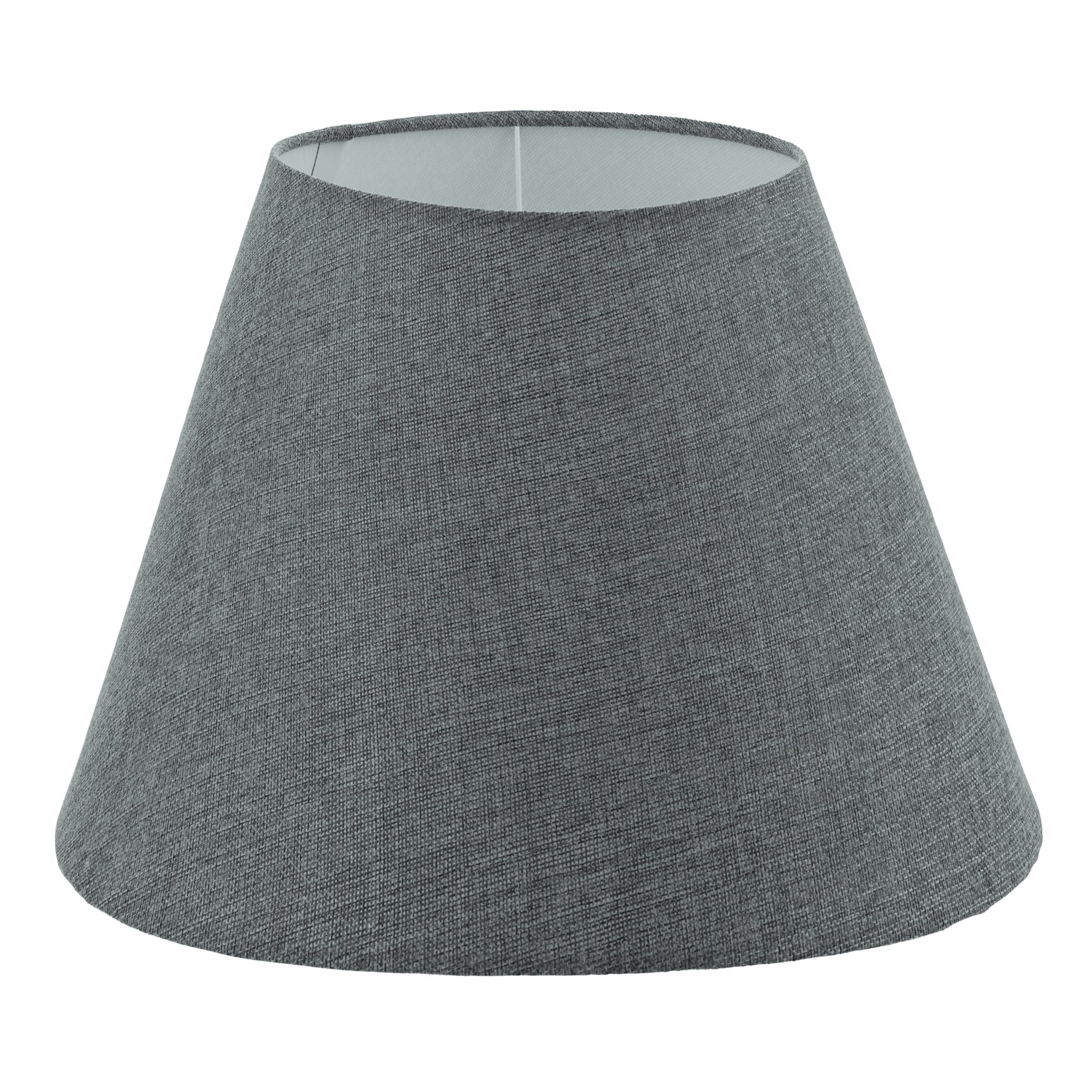 Eglo EU 1+1 Vintage Grey Ruffled Linen Lamp Shade