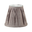Eglo EU 1+1 Vintage Grey Ruffled Linen Lamp Shade
