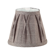 Eglo EU 1+1 Vintage Grey Ruffled Linen Lamp Shade