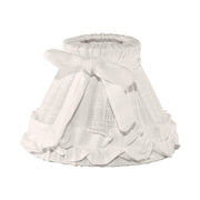 Eglo EU 1+1 Vintage White Linen Lamp Shade