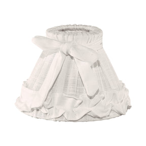 Eglo EU 1+1 Vintage White Linen Lamp Shade
