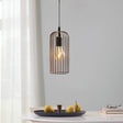 Eglo EU Roccamena Black And Copper Metal 1 Light Ceiling Pendant, (D) 13cm
