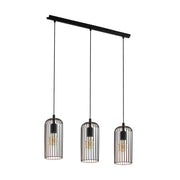 Eglo EU Roccamena 3 Set Pendant E27 Black Copper