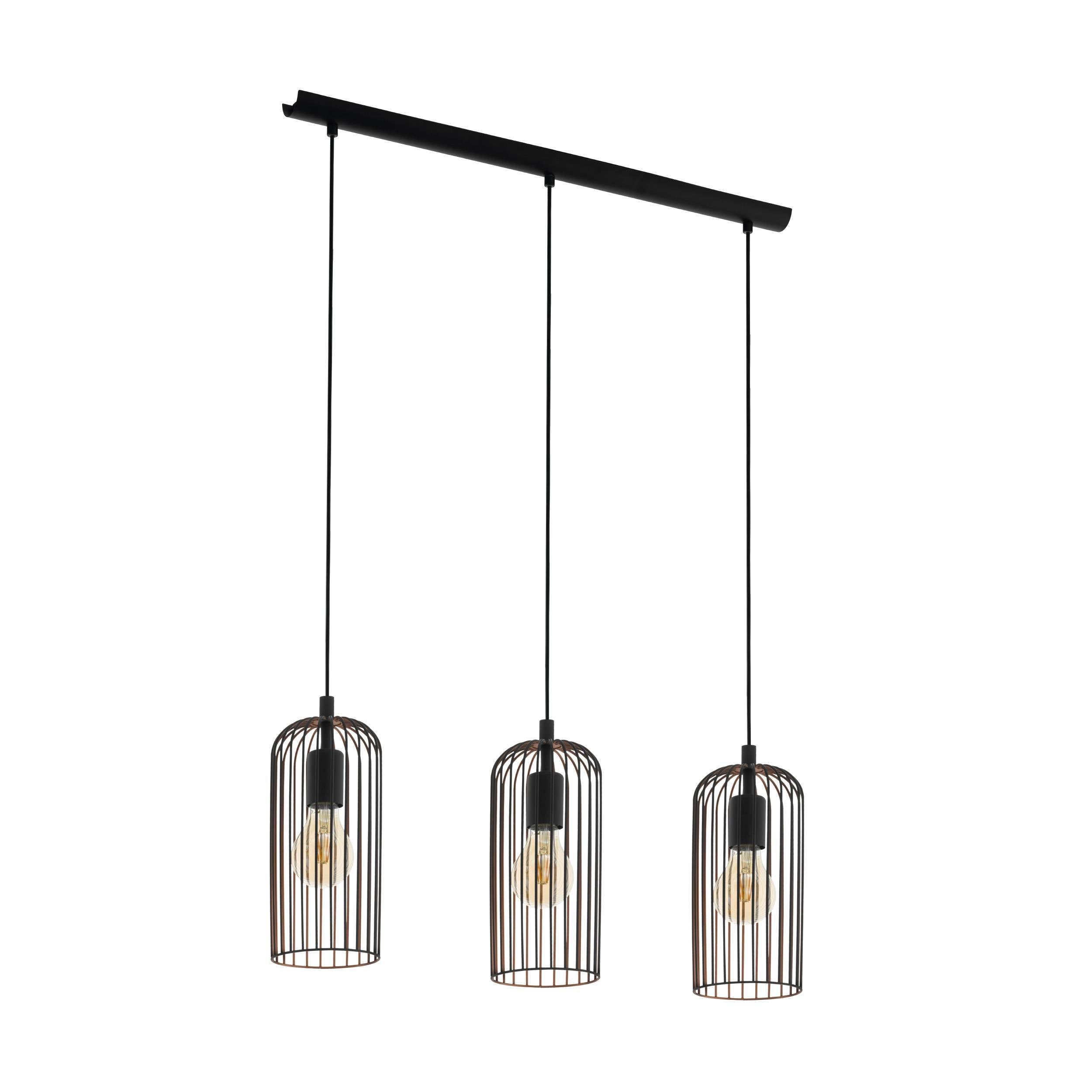 Eglo EU Thornhill Candle Stick Table Lamp Wood/Black