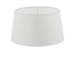 Eglo EU 1+1 VINTAGE Fabric Lampshade – White Linen, E27, Indoor Lighting Accessory product image - Endon Lighting from First Light Direct with great prices and fast UK delivery