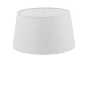 Eglo EU 1+1 VINTAGE Fabric Lampshade – White Linen, E27, Indoor Lighting Accessory