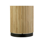 Searchlight Electric Meadow 1Lt Wall Light, Natural Grass Shade and Black Metal 49714BK